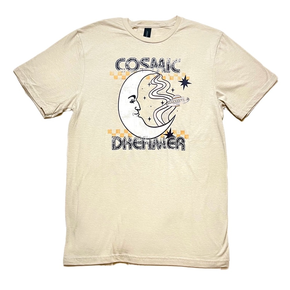 Cosmic Dreamer Cream Short Sleeve Tee